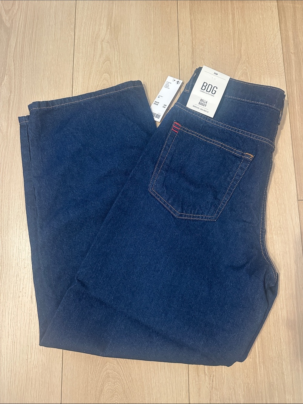 BDG Bella Baggy Dropped Rise Loose Baggy Leg Jeans NWT